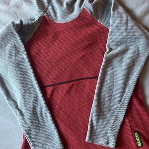 Melanzana Red and Gray Women's Jacket